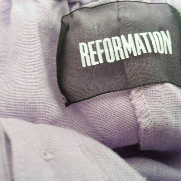 Reformation Botanica Dress Lavender Purple Mini - Picture 4 of 6